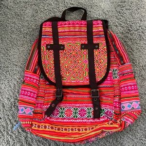 Woven backpack